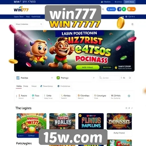 Recursos e funcionalidades do site win777